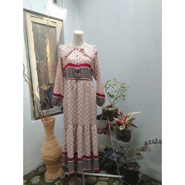 Midi Gucci Rayon Viscos // Gamis Channel Rayon Viscos