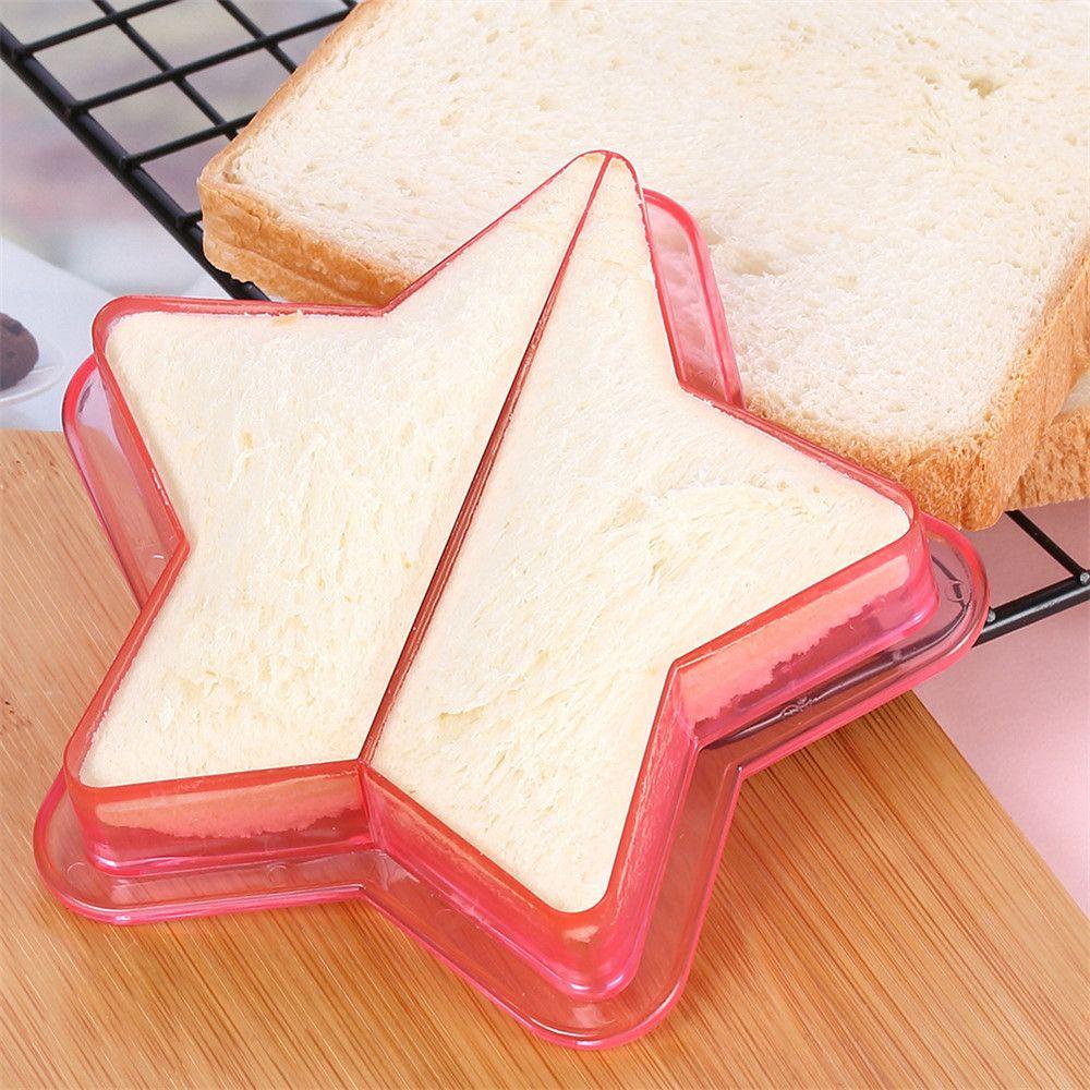 R-FLOWER Sandwiches Cutters Maker Children Gift Sealer Untuk Baking Cetakan Roti