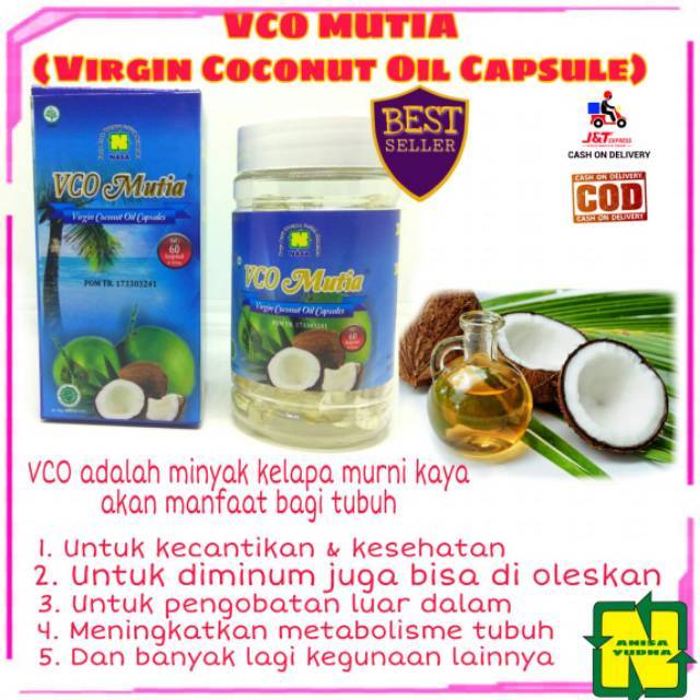 Vco Virgin Kapsul Mutia Nasa Virgin Coconut Oil Kapsul Dari Minyak Kelapa Untuk Kesehatan Tubuh Indonesia