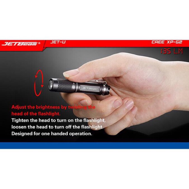 senter mini jetbeam j u Xp G2 led waterproof