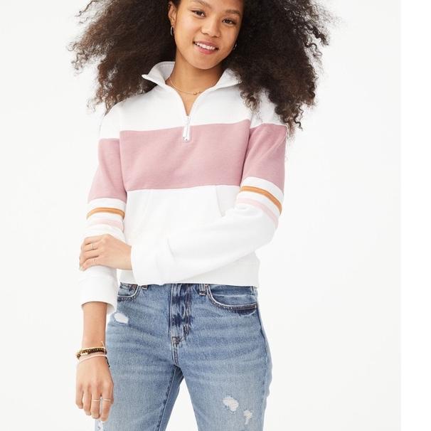 ☉ Aeropostale colourblock zip sweatshirt ☺