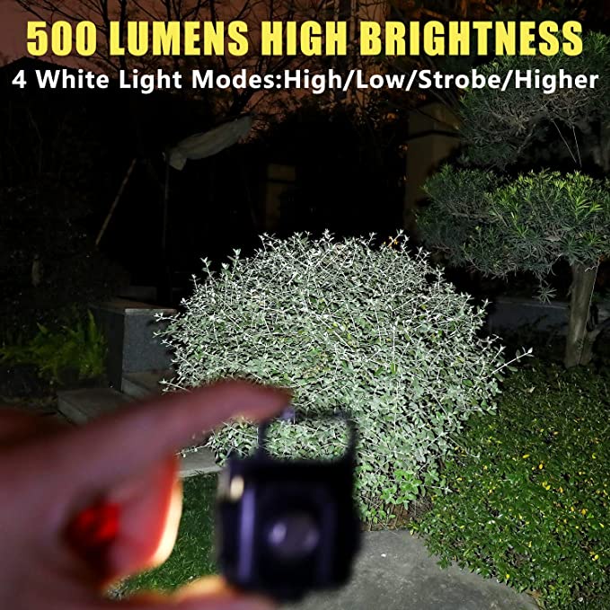 Senter Led COB Mini 800 Lumens Terang Rechargeable Dengan Gantungan Kunci Untuk Camping / Outdoor