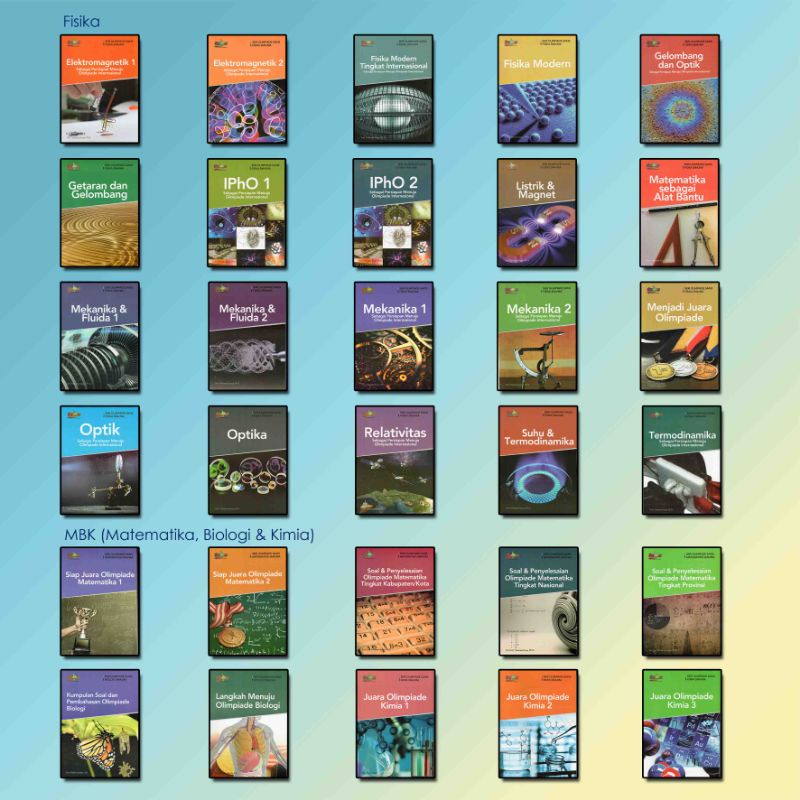Buku Seri Olimpiade Sains FISIKA Matematika Biologi Kimia SMA KANDEL dari Tim Prof. Yohanes Surya Ph