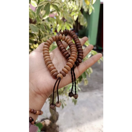 gelang tasbeh 34 kayu Ulin menang