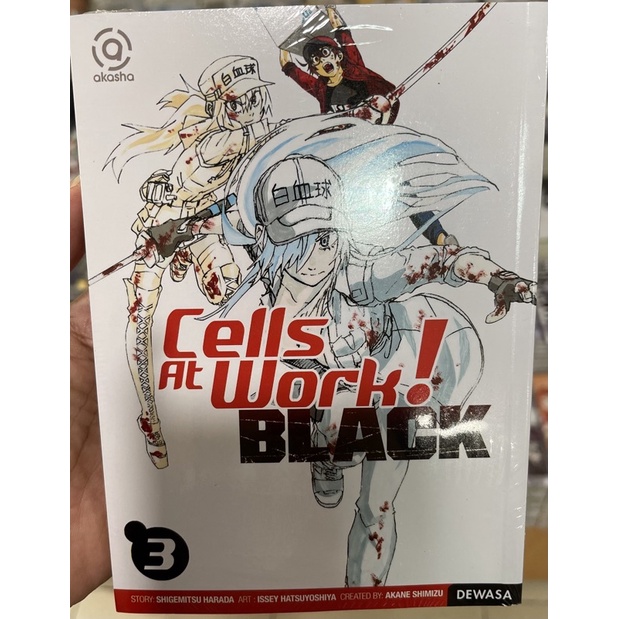 buku komik cells at work black