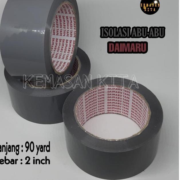 

☞ ISOLASI SOLASI SELOTIP LAKBAN DAIMARU WARNA ABU-ABU 2 inch 90 yard ➱