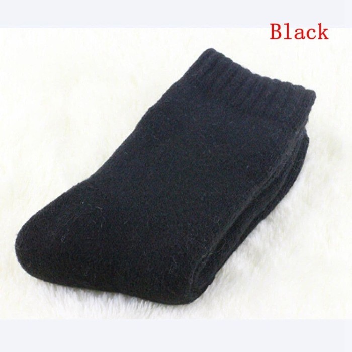 Kaos Kaki Tebal wol musim dingin unisexWinter thermal wool socks