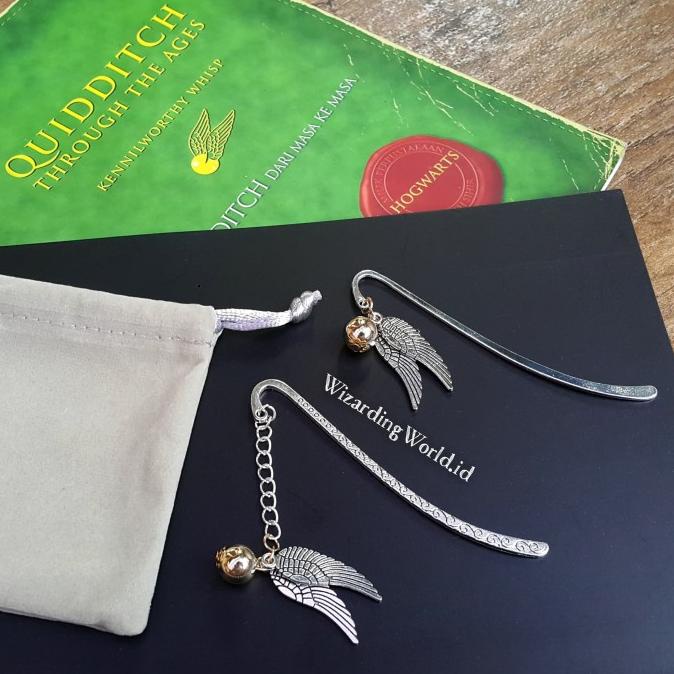 

COD Golden Snitch Bookmark Pembatas Buku Harry Potter PROMOKode 1991