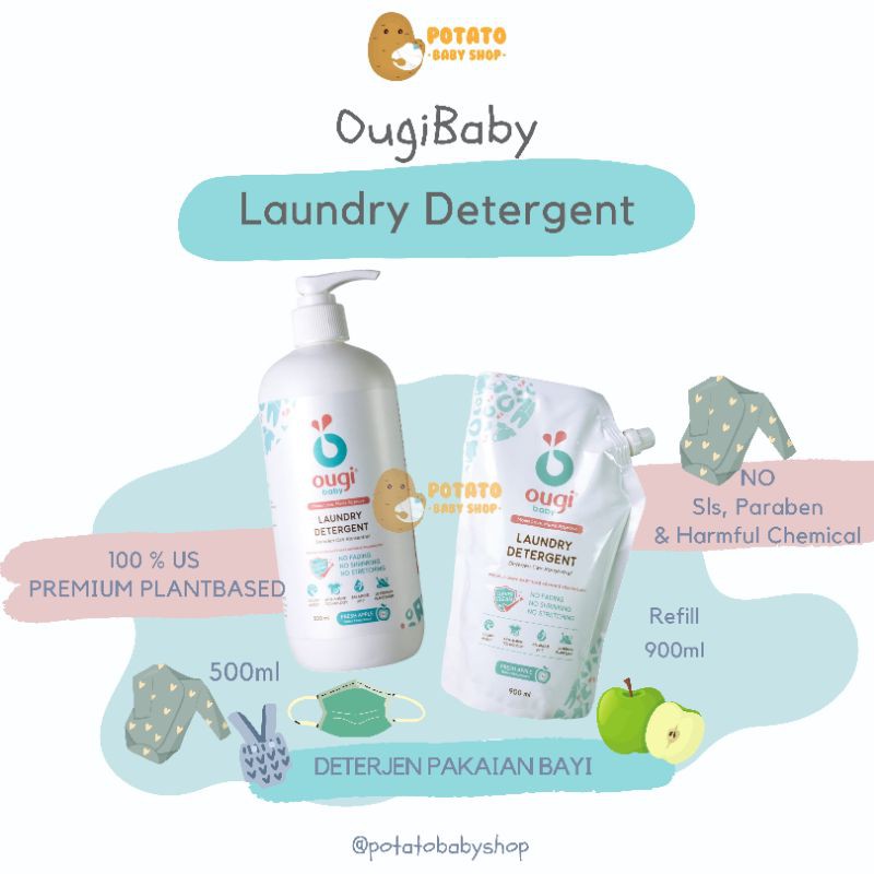 Ougibaby 500ml Laundry Detergent - Ougi Baby