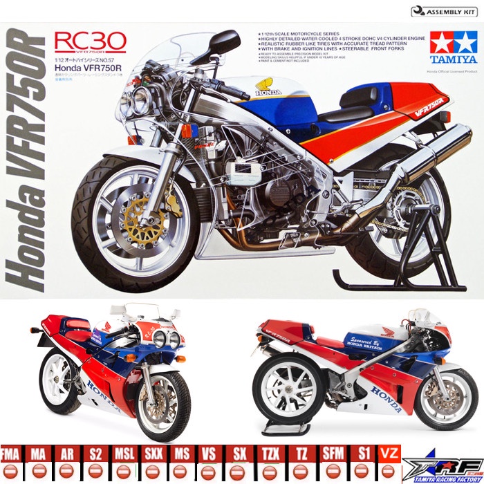 TAMIYA 14057 HONDA VFR750R RC30