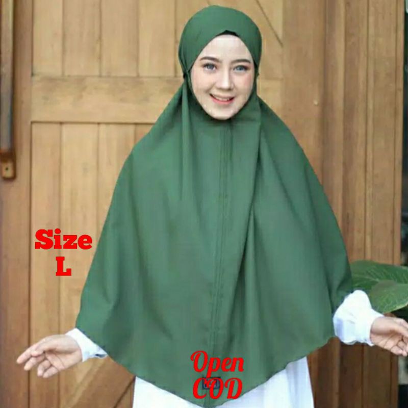 Hijab Bergo Maryam Moscreepe Jumbo L