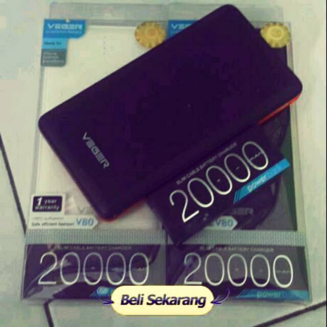 Powerbank veger 20000mah
