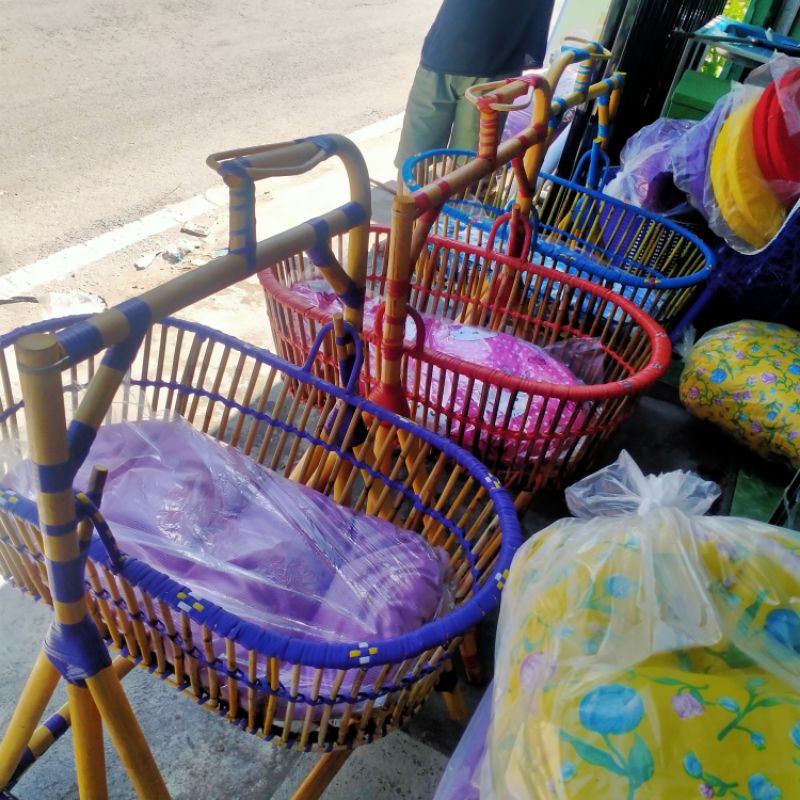 ayunan baby rotan + busa