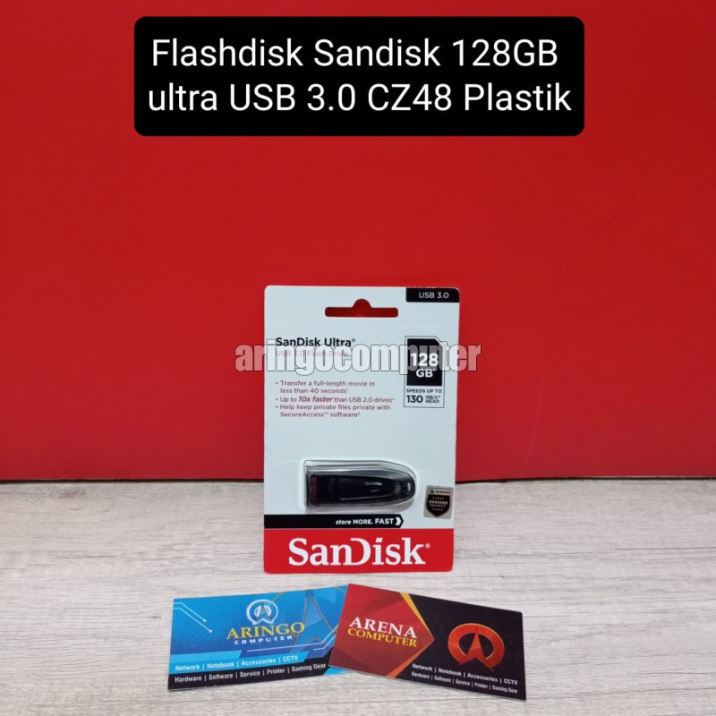 Flashdisk Sandisk 128GB ultra USB 3.0 CZ48 Plastik