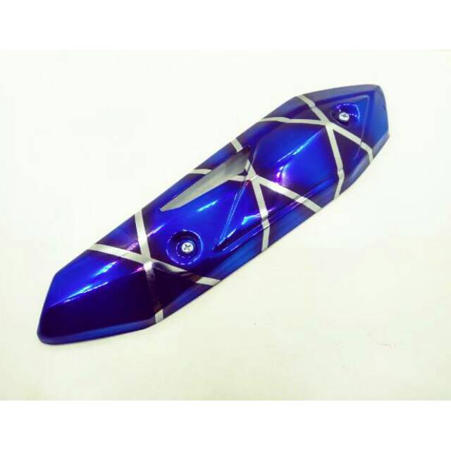 Tutup knalpot beat new esp xxx blue