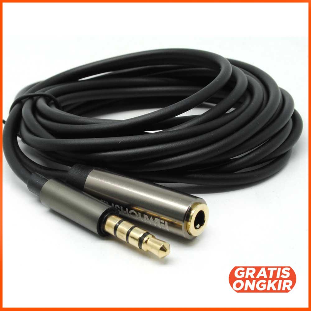 Kabel Aux Audio Extension 3.5mm Male to Female 2M - AV121 200cm