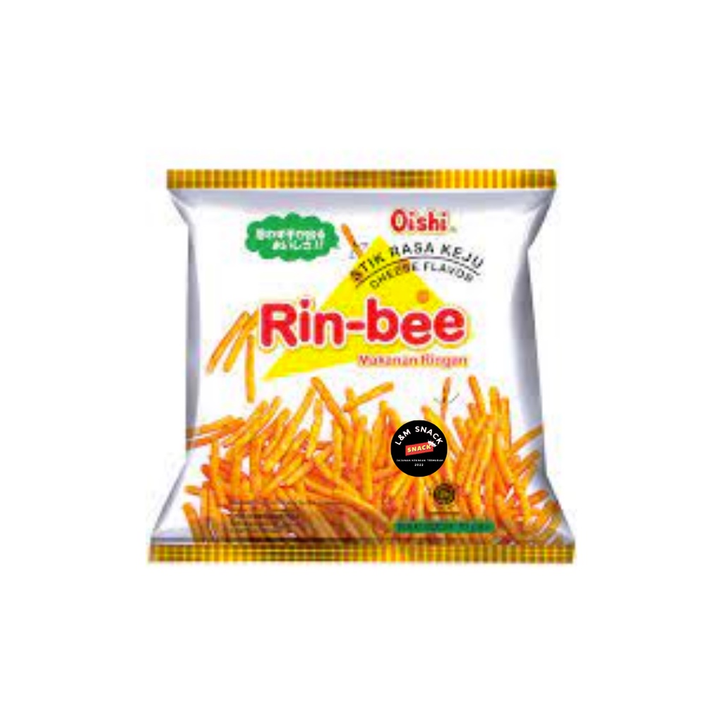 Rinbee Stik Rasa Keju Oishi 1 Pack Isi 20 pcs