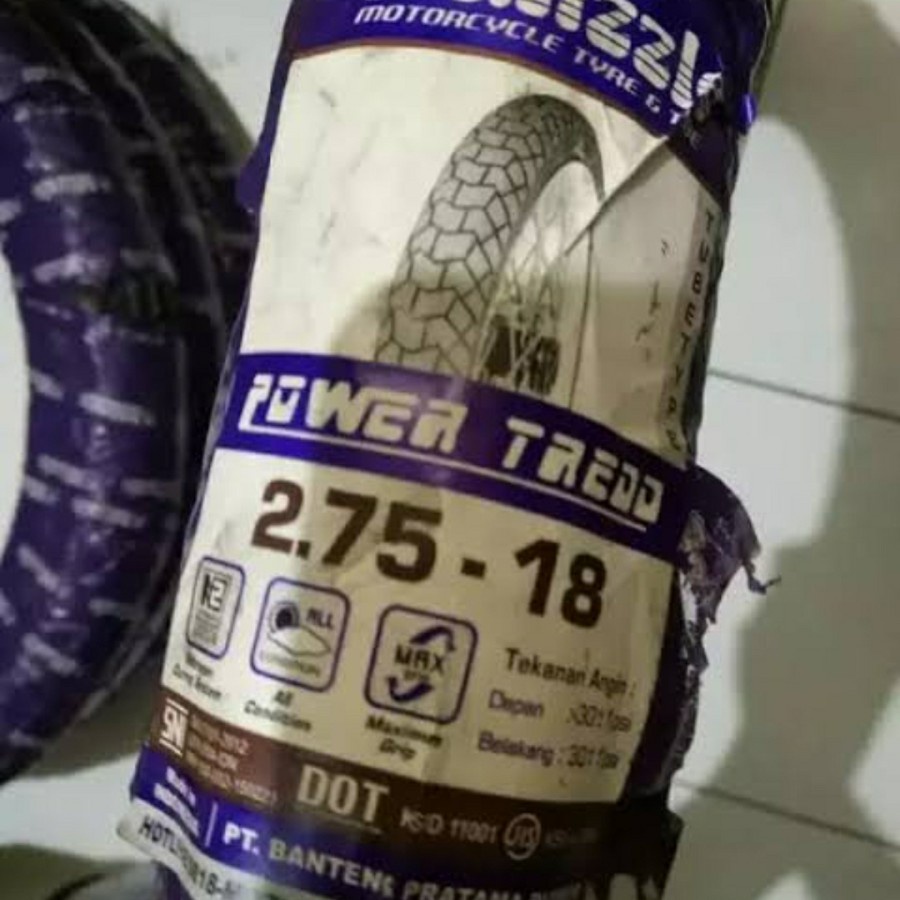 Ban MIZZLE 275-18 POWER TREAD TUBETYPE BUKAN TUBELESS