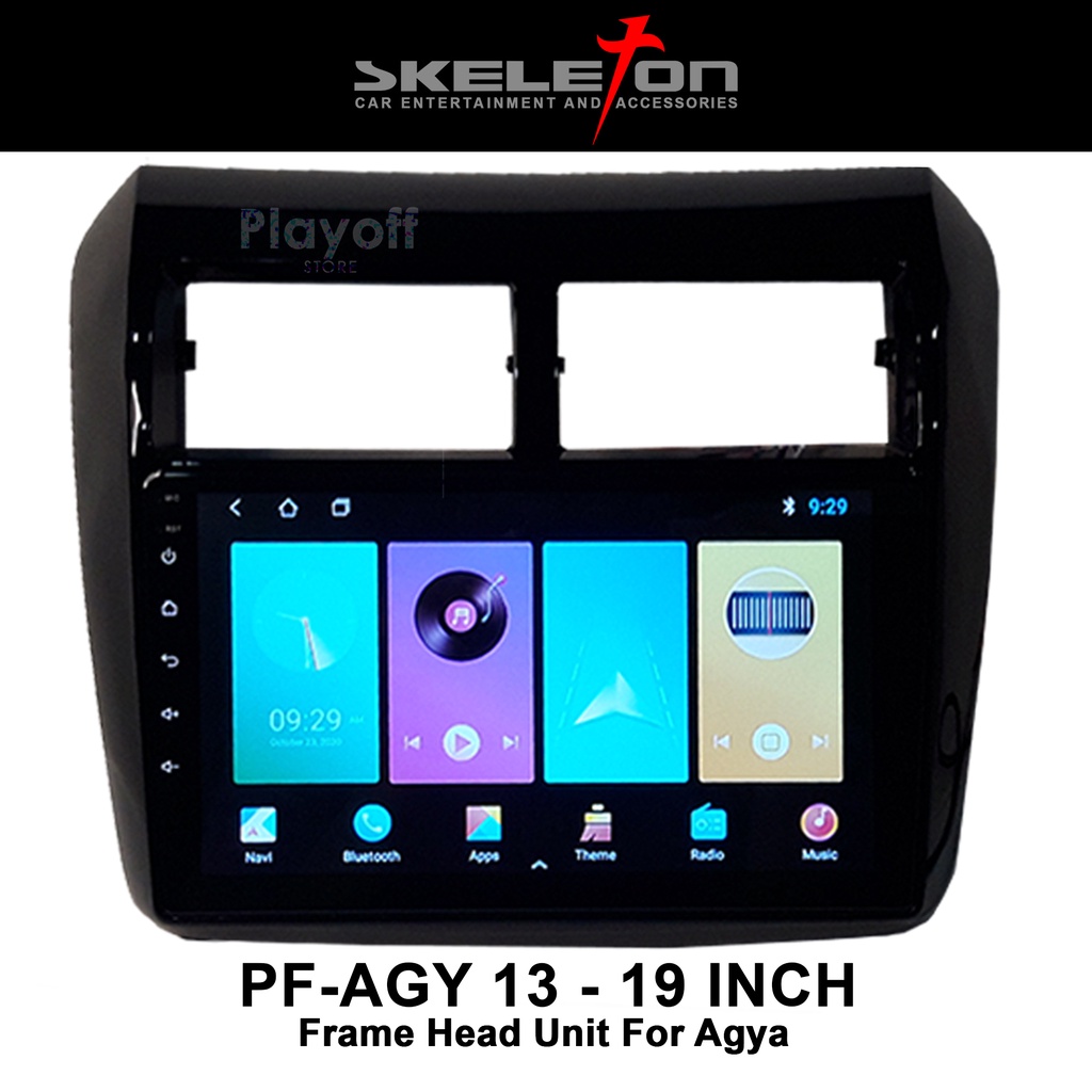 Frame Head Unit 9 Inch Mobil Agya Frame Android Skeleton