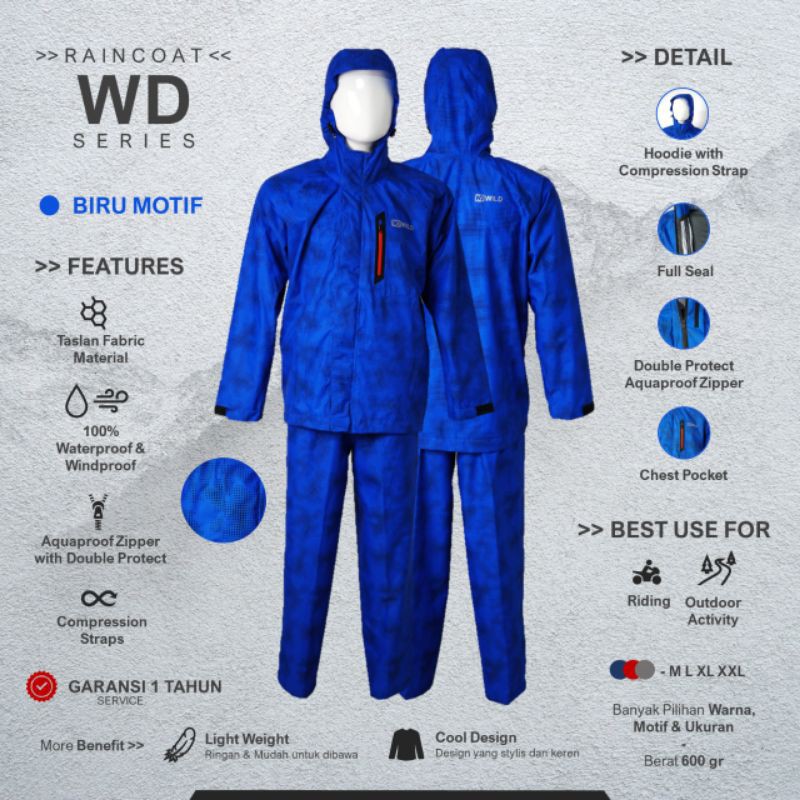 raincoat wd wild waterproof