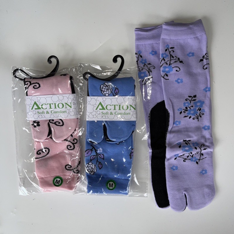 FREYA | Socks Kaos Kaki Wanita Dewasa Muslimah Fashion Action Art KFD03