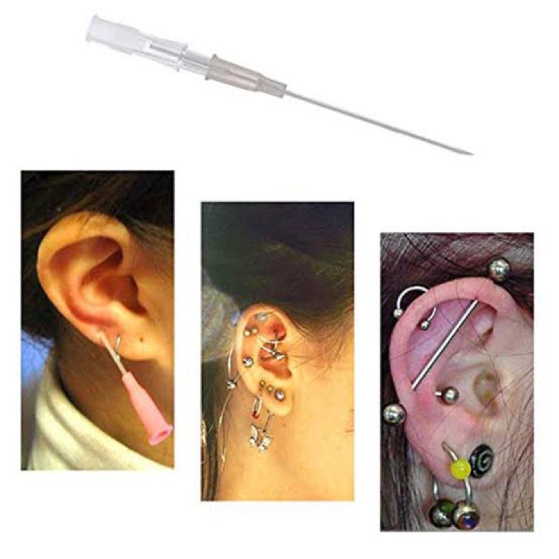 Jarum tindik / jarum abocath / jarum piercing 14G,16G,18G,20D