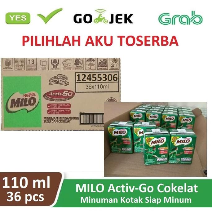 

BISA BAYAR DITEMPAT Susu Milo Kotak Coklat ACTIVE GO UHT - 110 ml (1 dus isi 36 kotak)