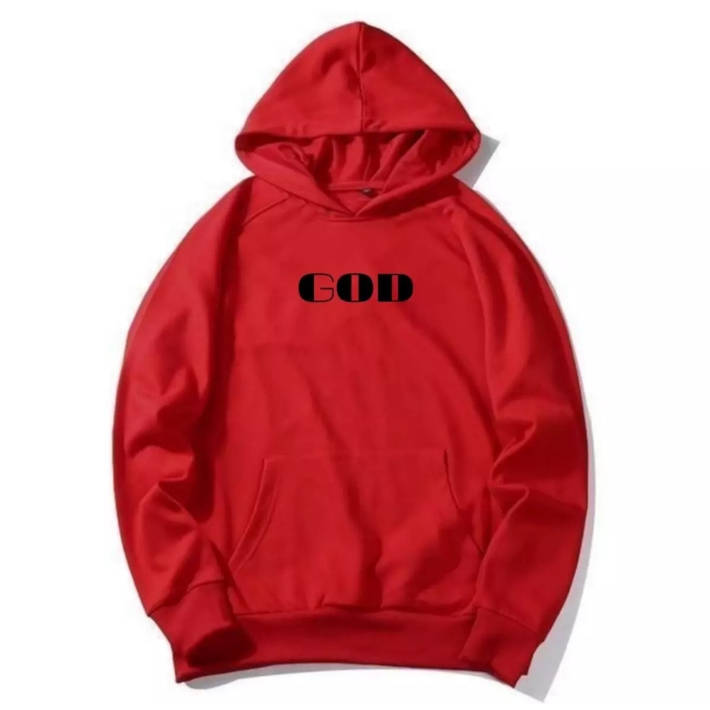 Sweater Hoodie Distro Life is GOD - Hoodie Premium Fleece Tebal - Hoodie Wanita - Hoodie Pria - Hoodie Bigsize Pulover M -3XL - Sweater Hoodie Terlaris 2022