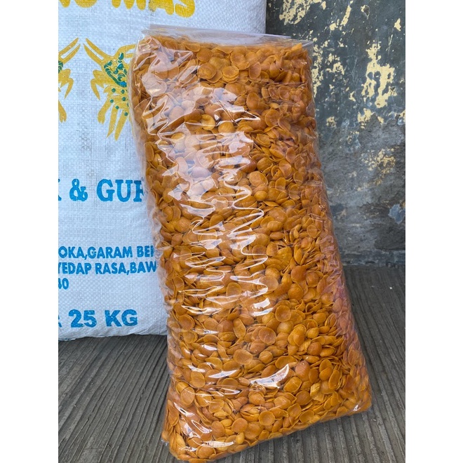 [Zak 25kg] Kerupuk kerang harmis oren isi 25 kg - HARMIS