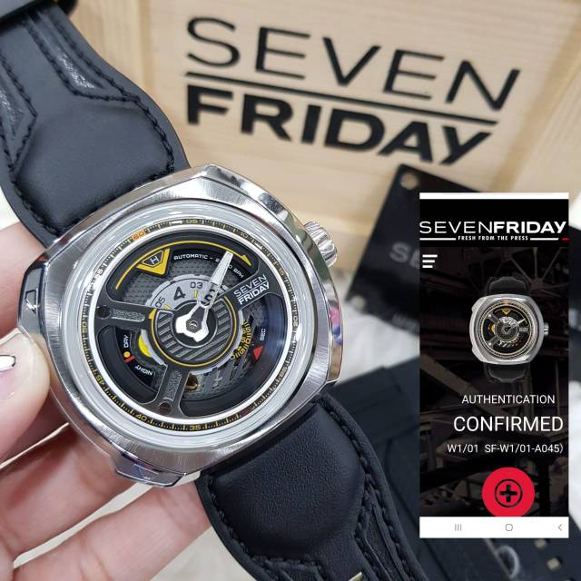 LimitedJam Tangan Pria SevenFriday W1/01 Automatic