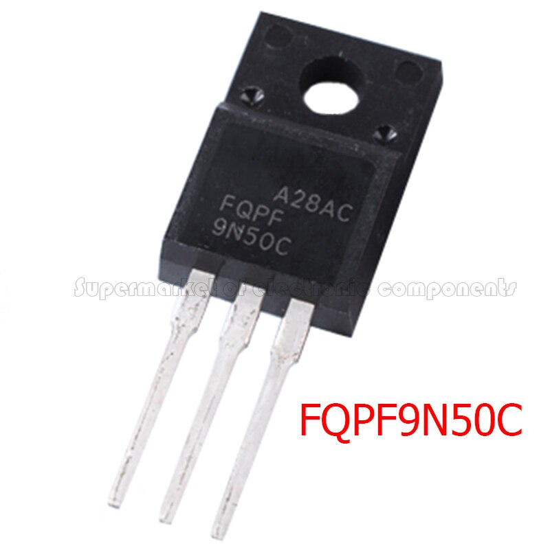 10pcs Transistor Fqpf9N50C Fqpf8N80C Fqpf8N60C Fqpf7N65C Fqpf7N60C Fqpf6N60C Fqpfn60C