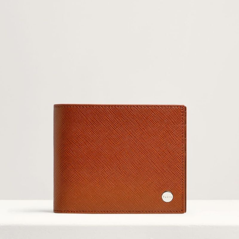 11.11 SALE | PDRO Men Textured Leather Bi-Fold Wallet with Insert