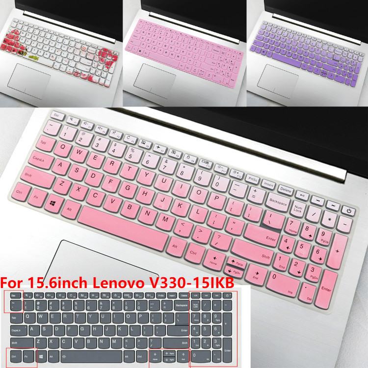 For 15.6inch Lenovo V330-15IKB Soft Ultra-thin Silicone Laptop Keyboard Cover Protector