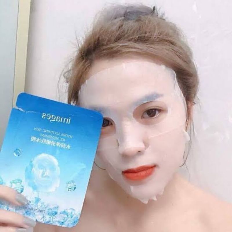 Images Masker Topeng Melembutkan dan Mencerahkan serta Merawat Kulit Images Hydra Soothing Ice Membrane Sheet Mask Facial Care BERKULITAS OYAYA KOSMETIK PEKANBARU ecer grosir Riau