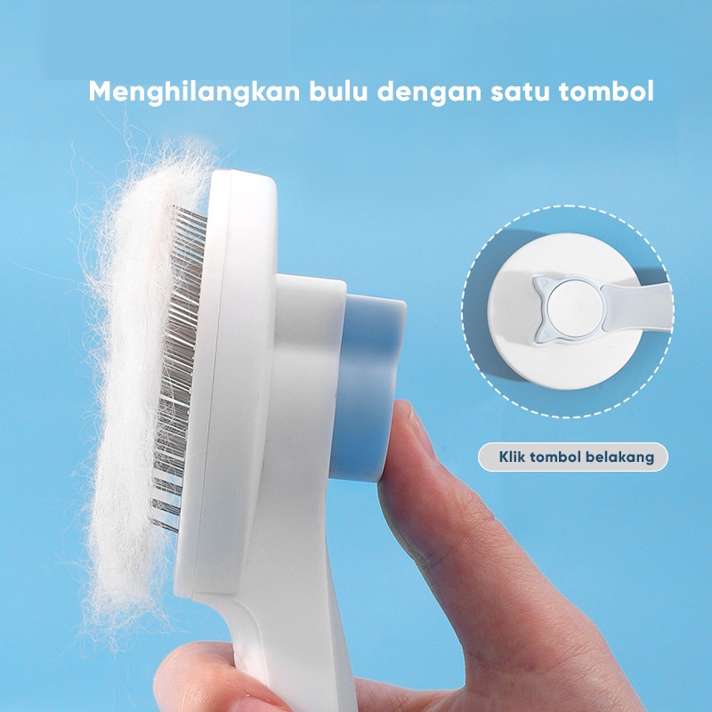 Pet’ oPedia Hair Removal pet jarum sisir pet sisir sikat hair removal sikat hair removal pet grooming sisir kucing dan anjing sisir hewan peliharaan persediaan hewan peliharaan sisir