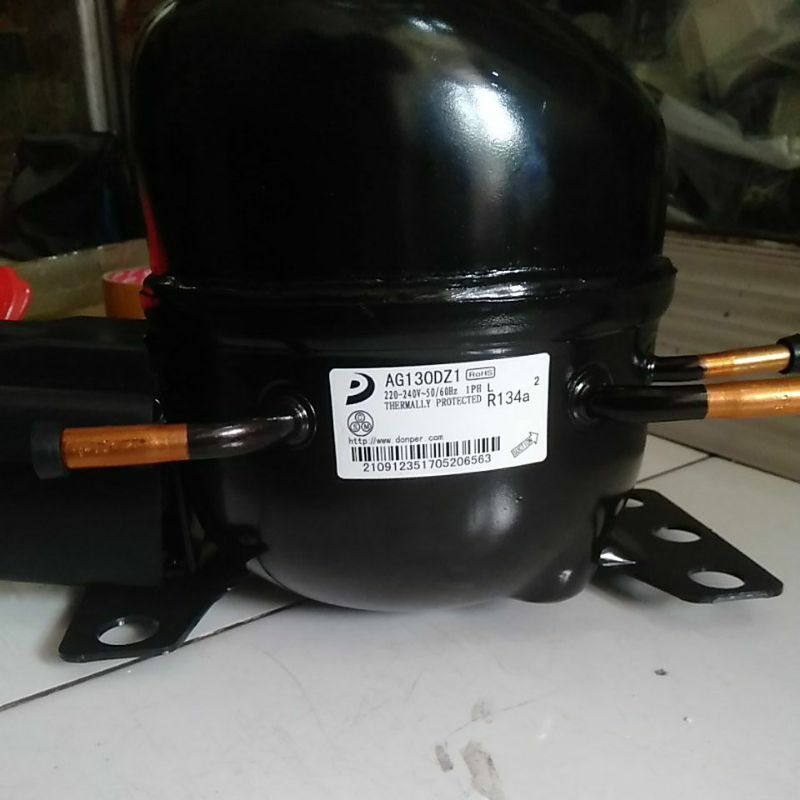kompresor kulkas 2pintu  kompresor frezer box 200~250L ukuran 1/6pk