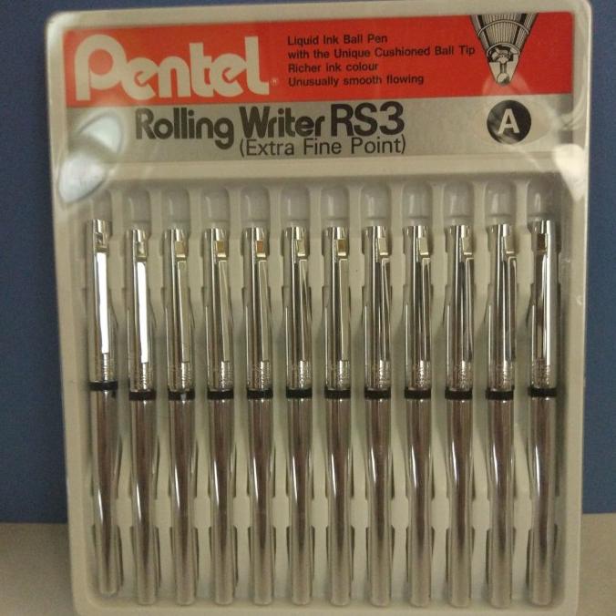 

Buruan serbu] Bolpoin Gel Pentel RS-3 Putih / Tinta Hitam