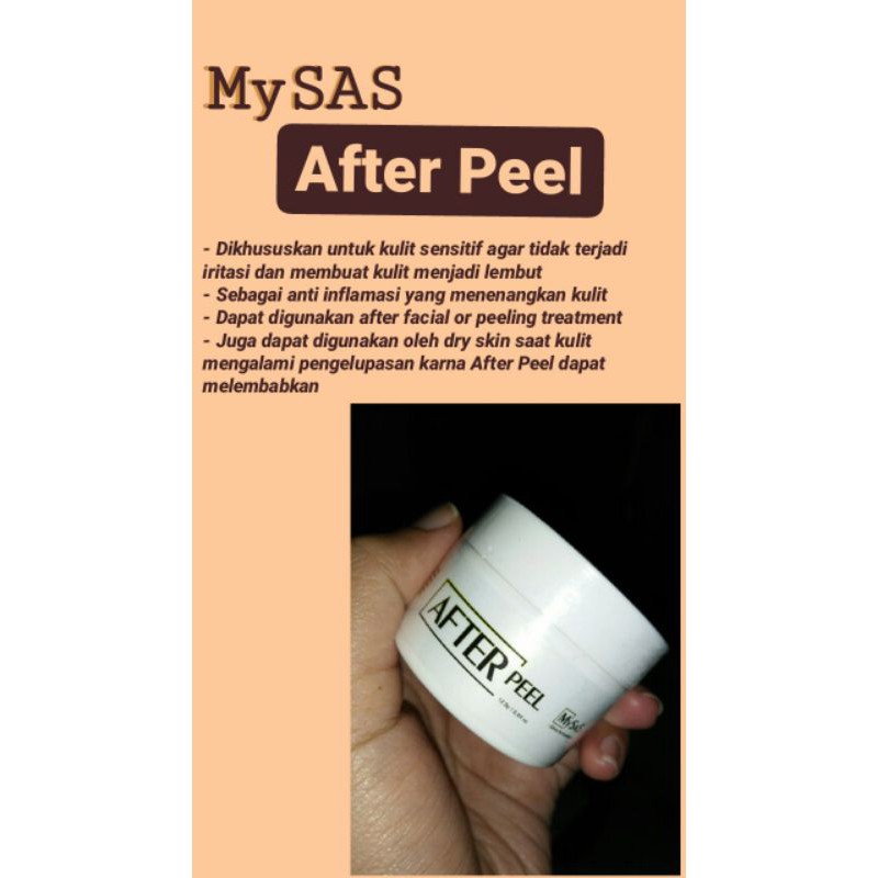 After Peel Mysas Skincare