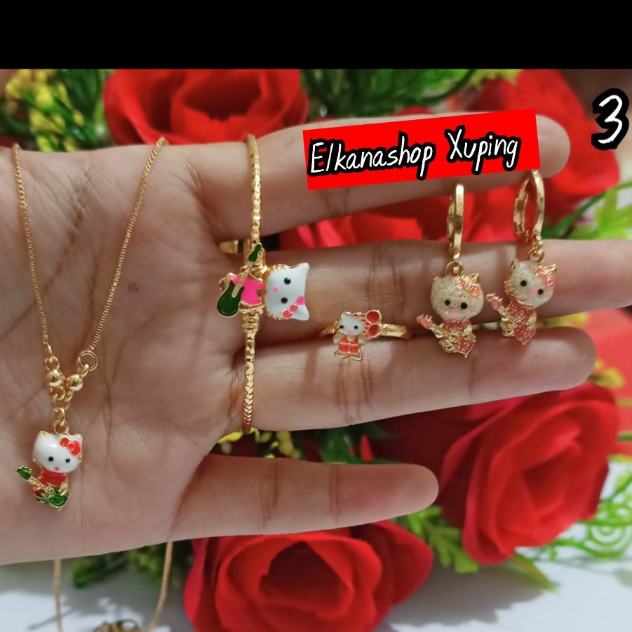 Set Anak hello kity Xuping/elkanashop