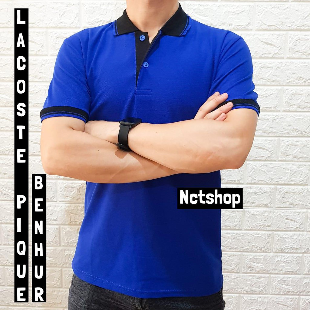 Nctshop Kaos polo bahan PIQUE - polo shirt-Benhur