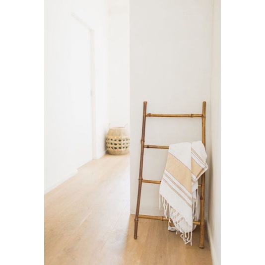 tangga hias bambu minimalis ladder hanger serba guna