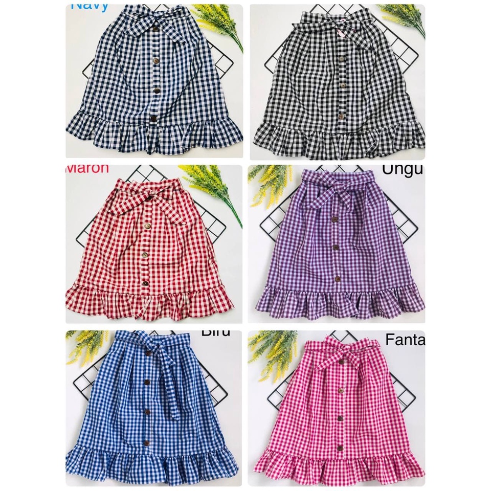 DL88 I ASELA SKIRT 2-10THN/ROK KOTAK PREMIUM