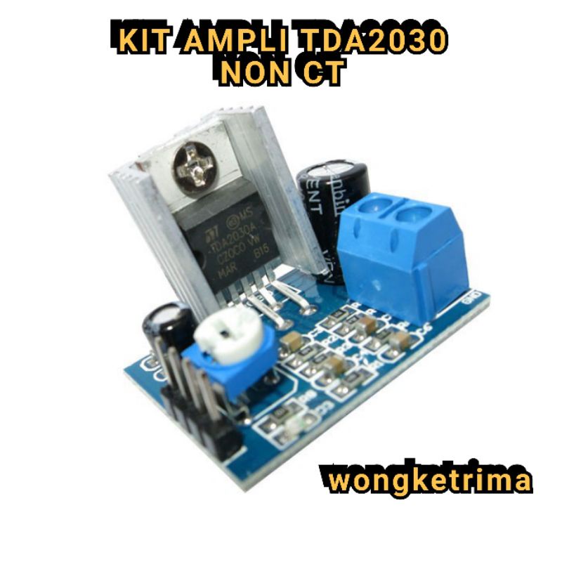 MODUL AMPLI TDA2030 NON CT KIT AMPLI TDA2030