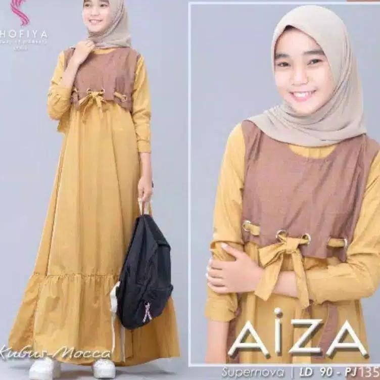 Grosiran Murah TRAND model Baju Gamis Remaja Terbaru N_muslimah Kekinian 2021 Gamismurah Bajugamis S