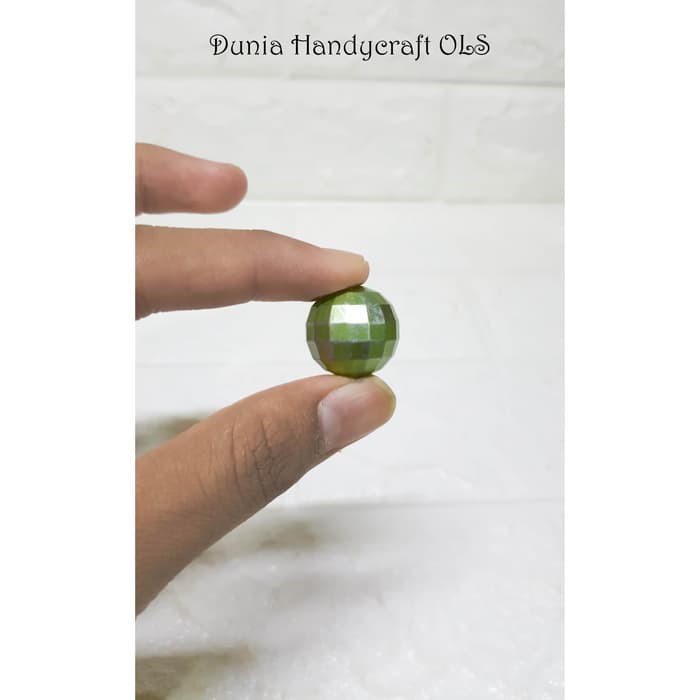 DIY Mote Rustic Planet 20 mm Bahan Kerajinan Tangan Charm Tas Gelang