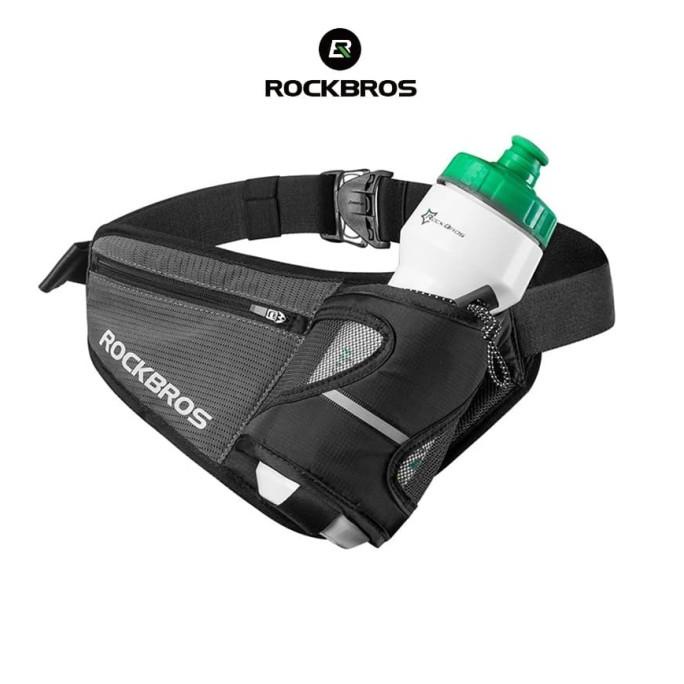 Aksesoris Olahraga Rockbros D36 Waist Bottle Water Bag - Tas Pinggang Sepeda Lari Sport