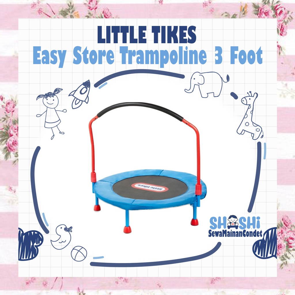 Sewa Little Tikes Easy Store Trampoline 3 Foot