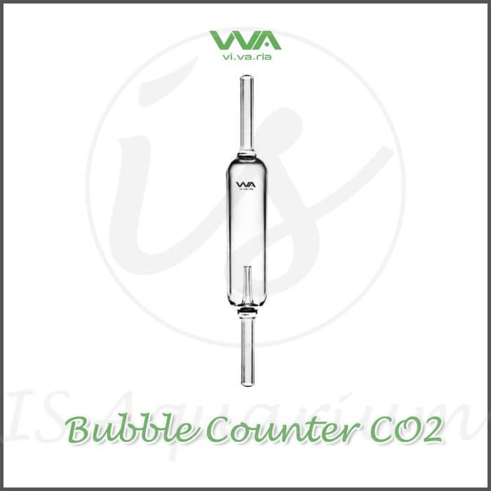 vivaria glass bubble counter co2   aquascape buble counter co2