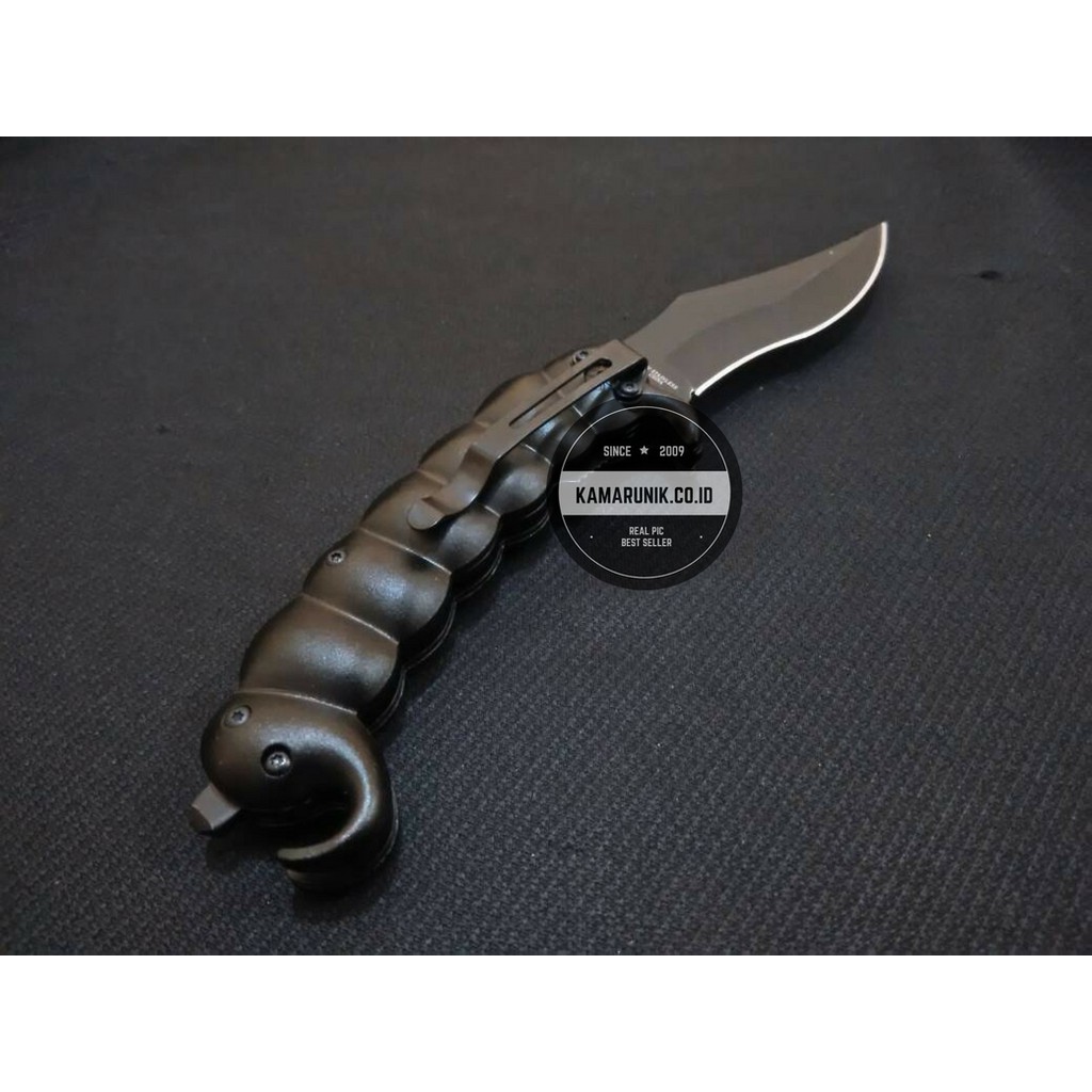 Best Item! PS LIPAT SCORPION BLACK FOLDING