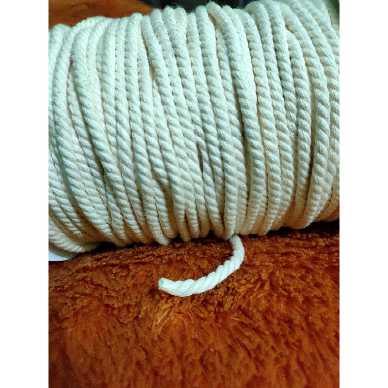 tali kepang macrame / tali katun macrame 5mm